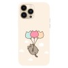 Husa compatibila cu Apple iPhone 13, Viceversa, model Lets fly Pusheen , Silicon, TPU, Transparent, Carcasa