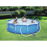 Piscina cu cadru metalic cu pompa recirculare apa, 305 x 76 cm