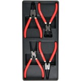 Yato YT-55443 - Set clesti inele siguranta 180 mm 4 bucati