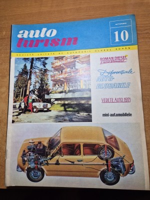 revista autoturism octombrie 1971 - uzina steagul rosu brasov foto