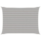 vidaXL P&acirc;nză de umbră Gri deschis și alb. 5 x 6 m HDPE 42032956