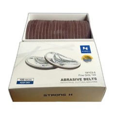 Benzi abrazive pentru sistemul de ascutire al masinilor de croit cu lama verticala, granulatie fina, Strong H, 100 buc/set foto