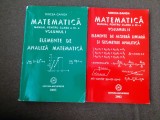 MATEMATICA MANUAL PENTRU CLASA A XI 2 VOL 2003/2002 MIRCEA GANGA