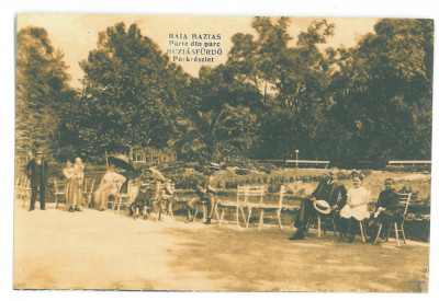 4627 - BUZIAS, Park, Romania - old postcard - unused foto