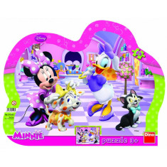 Puzzle cu rama Minnie si Daisy Dino Toys, 25 piese, 3 ani+ foto