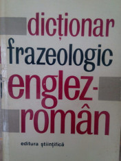 Adrian Nicolescu - Dictionar frazeologic englez-roman foto