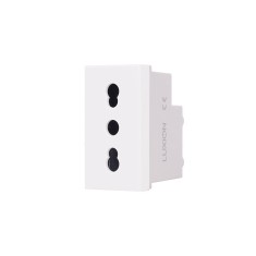 Modul Priza Simpla Ingusta LUXION, Standard Italian SmartElectro IntelligentHouse