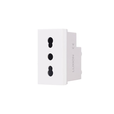 Modul Priza Simpla Ingusta LUXION, Standard Italian SmartElectro IntelligentHouse foto