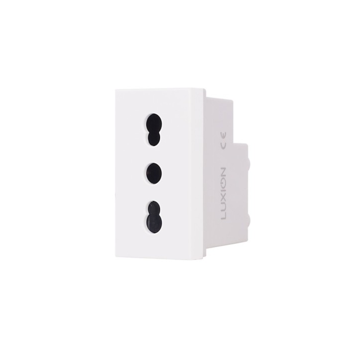 Modul Priza Simpla Ingusta LUXION, Standard Italian SmartElectro IntelligentHouse