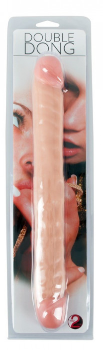 Dildo Dublu Natural [ 33 cm x 3,8 cm ]