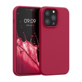 Husa pentru Apple iPhone 13 Pro, Silicon, Rosu, 55880.229, kwmobile