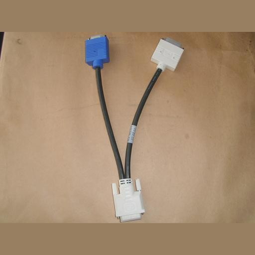 Dell DVI-I To DVI-D + VGA Splitter Y- Cable