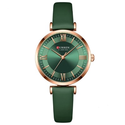 Ceas dama Curren Elegant Casual Fashion Piele Verde foto