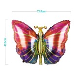 Balon din folie PartyGo Fluture, 73.5x49.5cm, multicolor