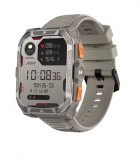 Cumpara ieftin Smartwatch Blackview W80 Pro, Gri, Ecran TFT Tactil 1.91 , Asistent Vocal, GPS, Lanterna LED, Monitor Ritm Cardiac si Oxigen in Sange, Mod Sport, 900m