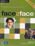 Cumpara ieftin face2face Advanced Workbook without Key - Paperback brosat - Peter Anderson - Cambridge