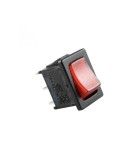 Comutator 250V 6A cu retinere bec rosu 1 circuit 2 pozitii Somogyi, Somogyi Elektronic