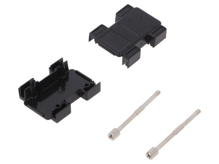 Carcasă adaptor D-Sub dreaptă, plastic
