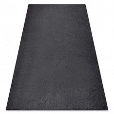 Covor - Mocheta SANTA FE negru 98 simplu, culoare, solidă, 150x300 cm