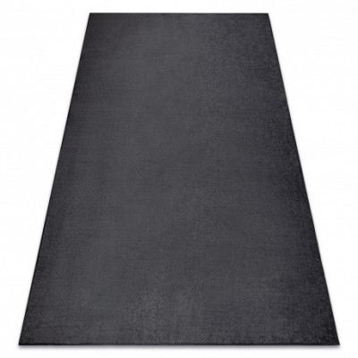 Covor - Mocheta SANTA FE negru 98 simplu, culoare, solidă, 150x250 cm foto
