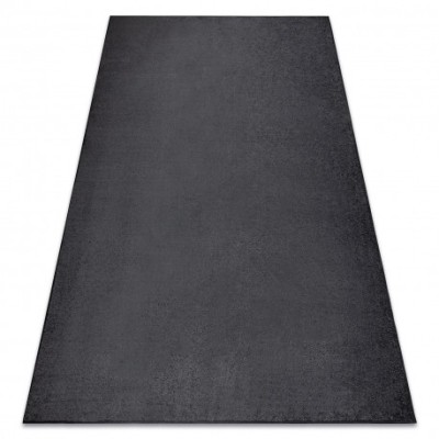 Covor - Mocheta SANTA FE negru 98 simplu, culoare, solidă, 100x150 cm foto