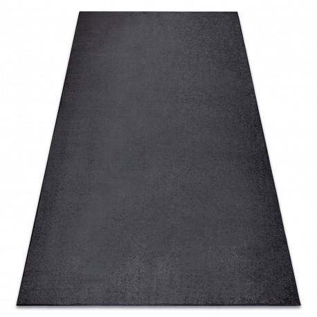 Covor - Mocheta SANTA FE negru 98 simplu, culoare, solidă, 100x150 cm