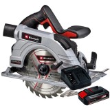 Einhell TE-CS 18/190 Li BL SE PXC + Starter Kit - Fierastrau circular 190x20 mm + Set 1 acumulator si incarcator Li-Ion 18 V 2.5 Ah
