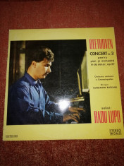 Beethoven Piano concert pian no 3 do minor Radu Lupu Electrecord vinil vinyl foto