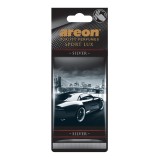 Odorizant auto, card, Areon Sport Lux, Silver, 19 x 7.5 x 0.5 cm