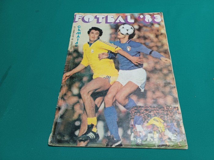 REVISTA FOTBAL 83 * CĂMĂTARU * 011