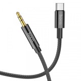 Cumpara ieftin Cablu Audio USB-C - 3.5mm HOCO UPA19, 1m, Negru