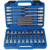 Trusa Biti Torx Profesionala, Set 32 Piese, 1/2", Cr-V