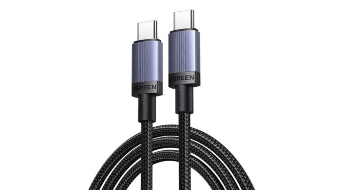 Cablu Ugreen L528 USB-C-USB-C, 240W, 3m (gri)