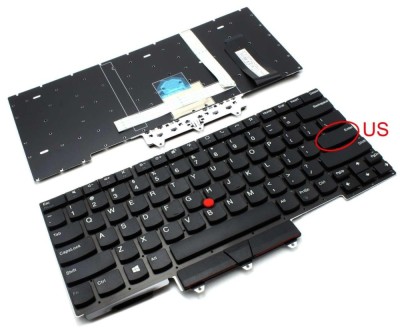 Tastatura Lenovo SN20U63672-01 layout US fara rama enter mic, ThinkPad E14 GEN 1 2020 layout US fara rama foto