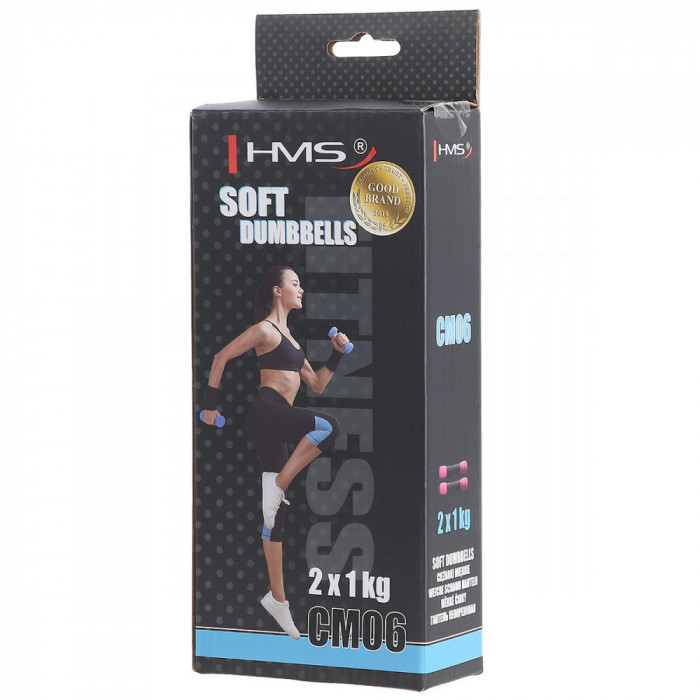 Gantere aerobic HMS CM06 2x1kg Roz FitLine Training