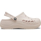 Saboți Crocs Baya Platform Clog Roz - Barely Pink