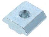 Piuliță oțel zinc M5 pentru profil 8mm