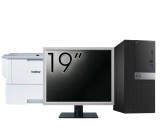Pachet Calculator Second Hand DELL Optiplex 3040 Tower, Intel Core i3-6100 3.70GHz, 4GB DDR3, 500GB HDD + Monitor 19&amp;quot; + Imprimanta Brother HL-L63