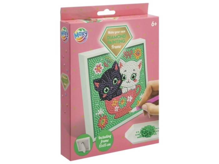 Set creativ DIY, Creeaza propriul tablou cu diamante, Moxy