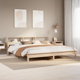 Cumpara ieftin Cadru de pat fără saltea, 200x200 cm, lemn masiv pin