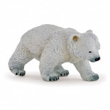 PAPO FIGURINA URSULET POLAR MERGAND, Animale Salbatice