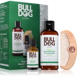 Bulldog Original Beard Care Kit set cadou pentru barbati Peach Wood 10,4 cm