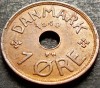 Moneda istorica 1 ORE - DANEMARCA, anul 1940 * cod 5058 A, Europa