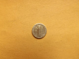 SUA 10 Centi / One Dime (Mercury Dime) 1944, America de Nord, Argint