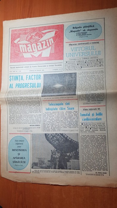 ziarul magazin 30 august 1980-articol scris de adrian paunescu