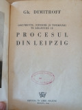 Procesul din Leipzig - GH. DIMITROFF , editie 1944