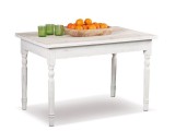 Masa lemn alb vintage 120 x 75 x 76 cm
