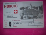 HOPCT 15205 SCHFFHAUSEN-ELVETIA --CARTE POSTALA RADIO AMATOR / RADIOAMATORI -CIRCULATA