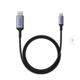 CABLU video Baseus, USB Type-C (T) la DisplayPort (T), 2m, rezolutie maxima 8K UHD la 60 Hz, negru &quot;B0063370D111-01&quot; (timbru verde 0.18 lei) - 6932172