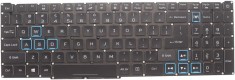 Tastatura Laptop Gaming, Acer, Predator Triton 300 PT315-51, PT315-52, PT315-53, iluminata, RGB, neagra, layout US